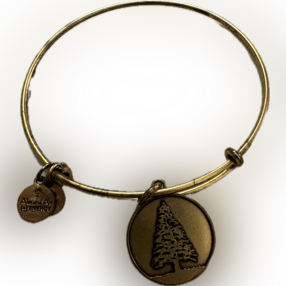 Alex and Ani Gold Tree Bangle Bracelet